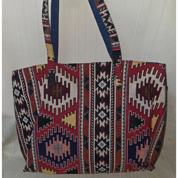 Ash & Sara Tapestry Large  tote NEW, No tag - Picture 4 of 7